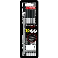 STABILO Creative Tips ARTY - set of 5 (black) - Fineliner Pens