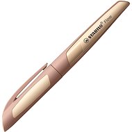 STABILO Flow MONOCHROME, light brown + blue ink bottle - Fountain Pen