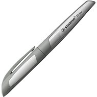 STABILO Flow MONOCHROME, grau + Flasche mit blauer verschwindender Tinte - Füller