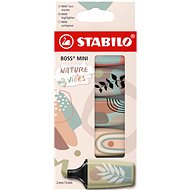 STABILO BOSS MINI Naturevibes - set of 5 colours - Highlighter
