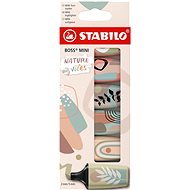 STABILO BOSS MINI Naturevibes - Set mit 6 Farben - Textmarker