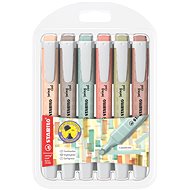 STABILO swing cool NatureCOLORS - 6 Farben im Set - Textmarker