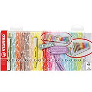STABILO swing cool - deskset 18 pcs (8 natural colours, 10 pastel colours) - Highlighter