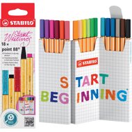 STABILO point 88 Zick-Zack deskset, 18 colours - Liner