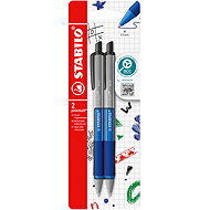 STABILO pointball colorful, blau - 2er Set - Kugelschreiber