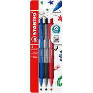 STABILO pointball colourful, blue, black and red - set of 3 - Ballpoint Pen