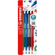 STABILO pointball colourful, blue, black, red and green - set of 4 - Ballpoint Pen