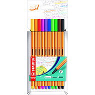 STABILO point 88 10 Farben - Finelinerstifte