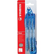 STABILO liner - pack of 3 (blue) - Ballpoint Pen