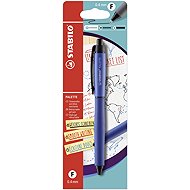 STABILO PALETTE with tip F (0.4 mm), blue, blue ink - Gel Pen 