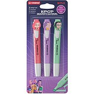 STABILO swing cool KPop Demon Hunters - 3pc Blister Pack - with Rumi, Mira and Zoey charms - Highlighter