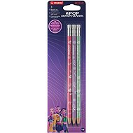 STABILO x K-Pop Demon Hunters - 3pc Blister Pack - with Themed Designs - Pencil