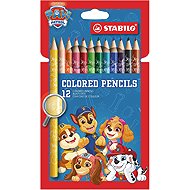 STABILO Colouring Pencils - PAW Patrol - Set of 12 - with PAW Patrol prints - Coloured Pencils