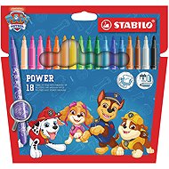 STABILO power PAW Patrol – 18-piece set – featuring PAW Patrol designs - Felt Tip Pens