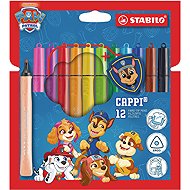 STABILO Cappi PAW Patrol – set of 12 – featuring Chase’s police badge - Felt Tip Pens