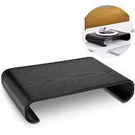 Sortland Rorstad, black oak wood - Monitor Stand