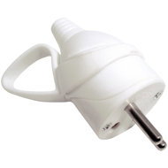 Solight Zástrčka přímá s úchytem, IP20, bílá - Plug