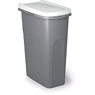 STEFANPLAST Home Eco System Bin 40L, White - Rubbish Bin