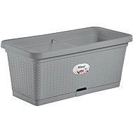 STEFANPLAST Self-watering planter Natural 80 grey - Flower Box