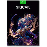 STEPA A4 20 Blatt schwarz - Skizzenblock