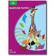 STEPA A3 20 Blatt, 10 Farben gemischt - Buntpapier