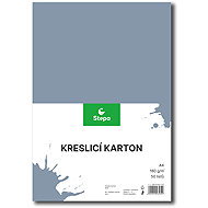 STEPA rajzlap A4 50 lap 180g/m2, szürke, - Színes papír