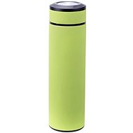 STEUBER Thermobottle with tea strainer 480 ml, green - Thermos