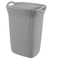 Curver Laundry basket Knit 57 l, grey - Laundry Basket