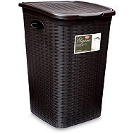 Stefanplast Elegance laundry basket 50 l, brown - Laundry Basket