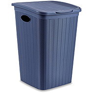 Stefanplast Elegance laundry basket 50 l, blue - Laundry Basket