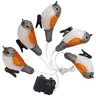 MagicHome Christmas bird chain, 3× AA, 2 m - Light Chain