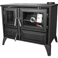 Strend Pro 801 STELA, black, right outlet - Solid Fuel Stove