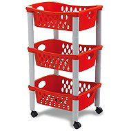 STEFANPLAST Otello Kuchyňský vozík, červený - Cart