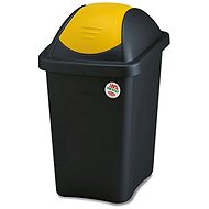 Stefanplast Recycling bin - recessed, 30l, rectangular, B/W, lid PH - Rubbish Bin