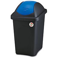 Stefanplast Recycling bin - recessed, 30l, rectangular, B/W, lid PH - Rubbish Bin