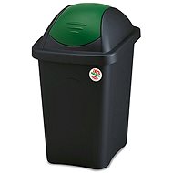 Stefanplast Waste bin - recessed, 30l, rectangular, B/W, lid PH - Rubbish Bin