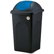 Stefanplast Waste bin - recessed, 60l, square, B/W, lid PH - Rubbish Bin