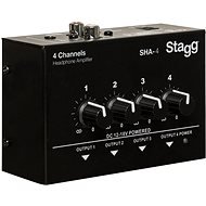 Stagg SHA-4, 4-kanálový slúchadlový predzosilovač - Slúchadlový zosilňovač