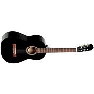 Stagg SCL50 BLK PACK 4/4 with Case and Tuner Black - Classical Guitar