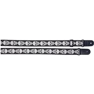 Stagg SWO-SKFACE WHT white - Guitar Strap