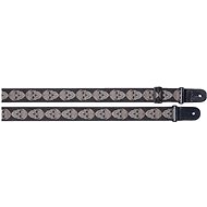 Stagg SWO-SKFACE GRY grey - Guitar Strap
