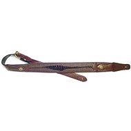 Stagg SPFL SNK DBRW dark brown - Guitar Strap