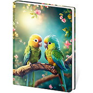 STIL 365 Památník A5 čistý Parrots - Journal