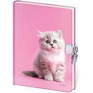 STIL 365 Lovely Kitten A5 Lockable Diary - Journal