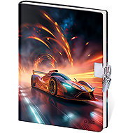 STIL 365 Sports Car A5 Diary with Lock - Journal