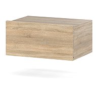 Stiv Sonoma Oak Wall-Mounted Bedside Table 45 cm - Night Stand