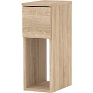 Stiv Narrow Bedside Table Sonoma Oak 20cm - Night Stand