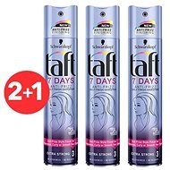 SCHWARZKOPF TAFT 7 Days Anti-Frizz Daily Hairspray 3 × 250 ml - Hairspray