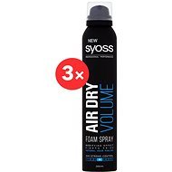 SYOSS Air Dry Volume 3 × 200 ml - Hair Mousse
