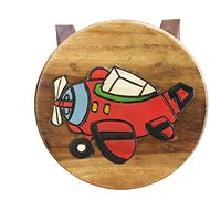 Wooden Children's Stool  - AIRCRAFT - Stool